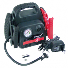 12 V Energiestation und Kompressor