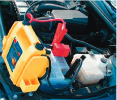 12 V Energiestation und Kompressor