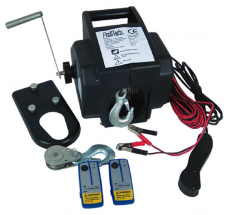 Seilwinde 12 Volt, 2,5t mit Funkfernbedienung