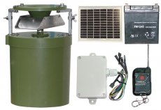 Spar Set Power Futterautomat, Solarpanel, Fernbedienung und Akku