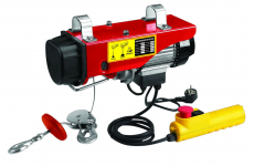 Seilzug elektrisch 125/250 kg, 200/400 kg, 300/600 kg, 495/990 kg