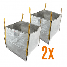 2x Big Bag 1500kg, 90x90x90cm