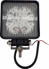 LED blue Arbeitsscheinwerfer eckig 9x3 W, 2700 Lumen