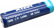 XTAR Akku 18650, 2600mAh, erhöhter Pluspol/ button top