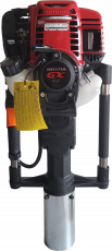 Motor-Pfahlramme mit Honda Motor GX 35 NG bis 80mm