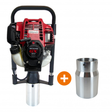 Motor-Pfahlramme mit Honda 2,0 PS, 47,9 ccm, GX 50 + gratis Adapter