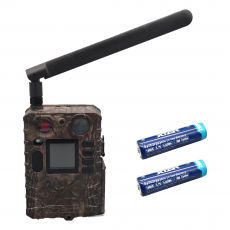 4G/LTE BG410-M Funk Wildkamera 37 MP, 2 black LEDs mit 940nm + 2x Akku 18650