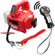 Mobile Akku Seilwinde für 18 V, 454 kg, 550 W, tragbare drill winch