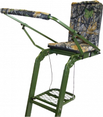 Angebot - Aluminiumansitzleiter klappbar, Ansitzstuhl, Aluleitersitz