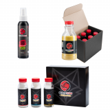3er Set BLACK FIRE Probierpaket - 3x Predator Raubwild, Corn Schwarzwild, Secret Spray Apple Raubwild Lockmittel