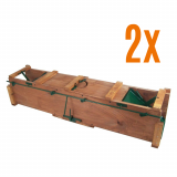 2x Holzkastenfalle extra ca. 118x26x26 cm