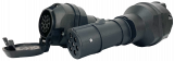 Spannungswandler Adapter 7 pol. 24 V auf 7 pol. 12 V, ISO 1185 auf ISO 1724