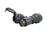 Spannungswandler Adapter 7 pol. 24 V auf 7 pol. 12 V, ISO 1724 auf ISO 1724